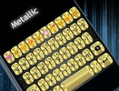 Theme Metallic Gold for Emoji Keyboard screenshot 1