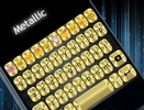 Theme Metallic Gold for Emoji Keyboard screenshot 1