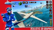 Robot Pilot Airplane Games 3D screenshot 1