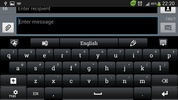 GO Keyboard Black Elegant Theme screenshot 5