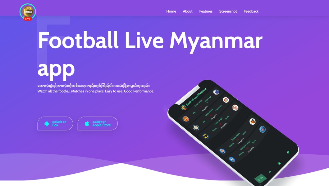 Football Live Myanmar - Preview 6