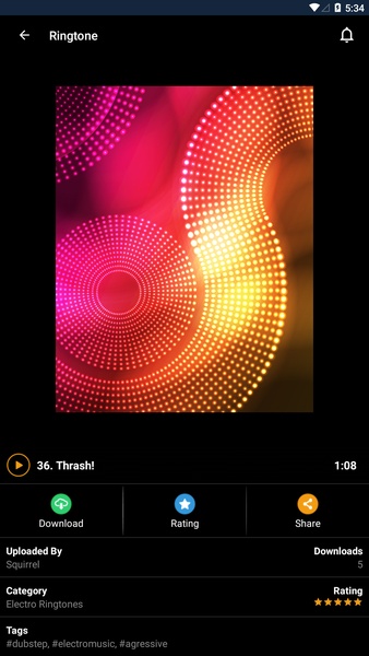 Electro ringtones - Preview 4