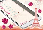 GO SMS Paris Love screenshot 3
