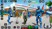 Robot Pilot Airplane Games 3D screenshot 5