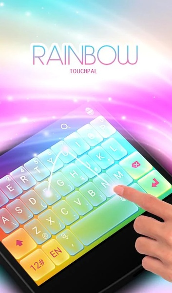 Easter Egg - Rainbow TouchPal Theme - Preview 1