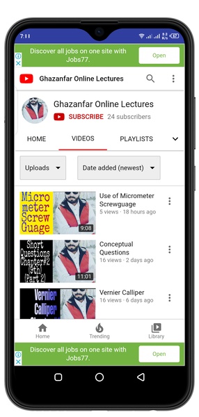 Online Lecture App - Preview 2