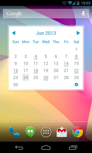 My Month Calendar Widget Lite - Preview 12