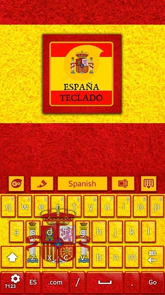 Spain Flag Go Keyboard - Preview 4