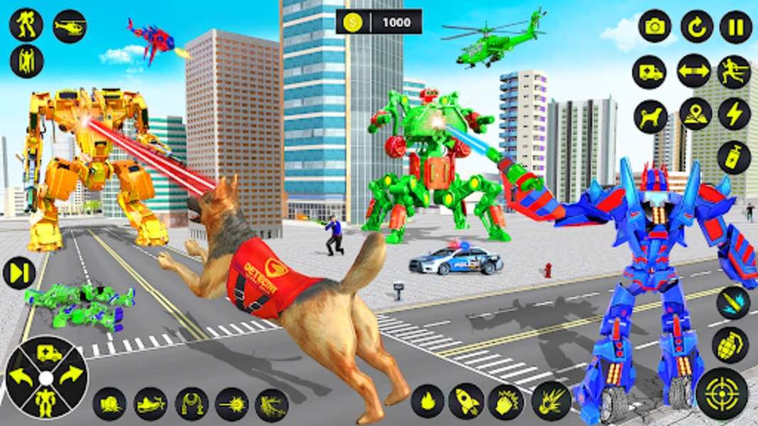 Ambulance Dog Robot Car Game - Preview 3