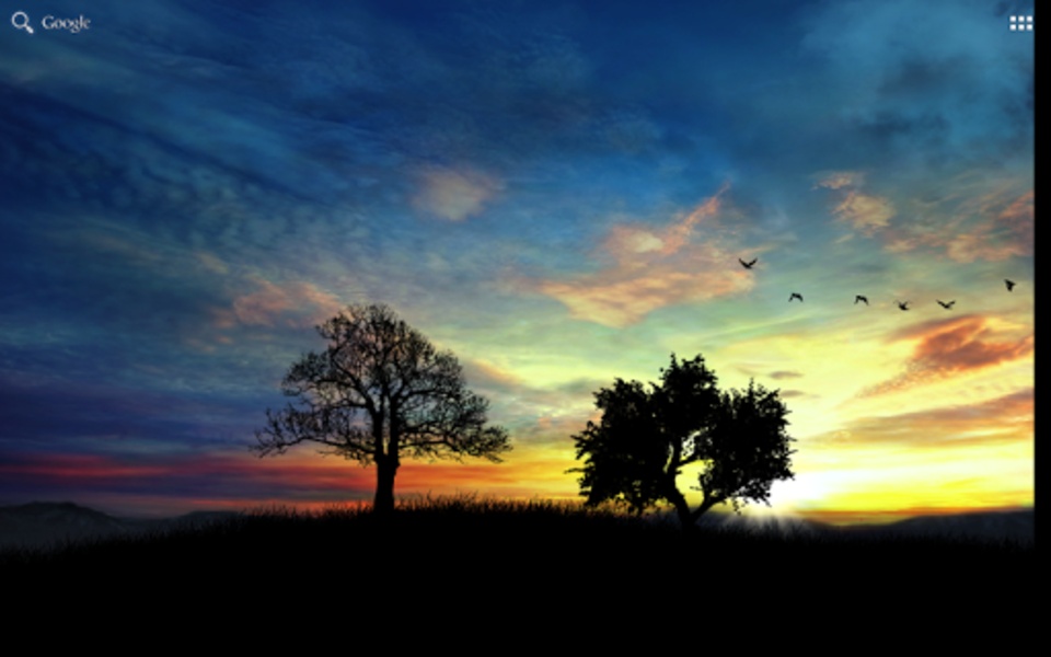 Sunset Hill Live Wallpaper - Free - Preview 2