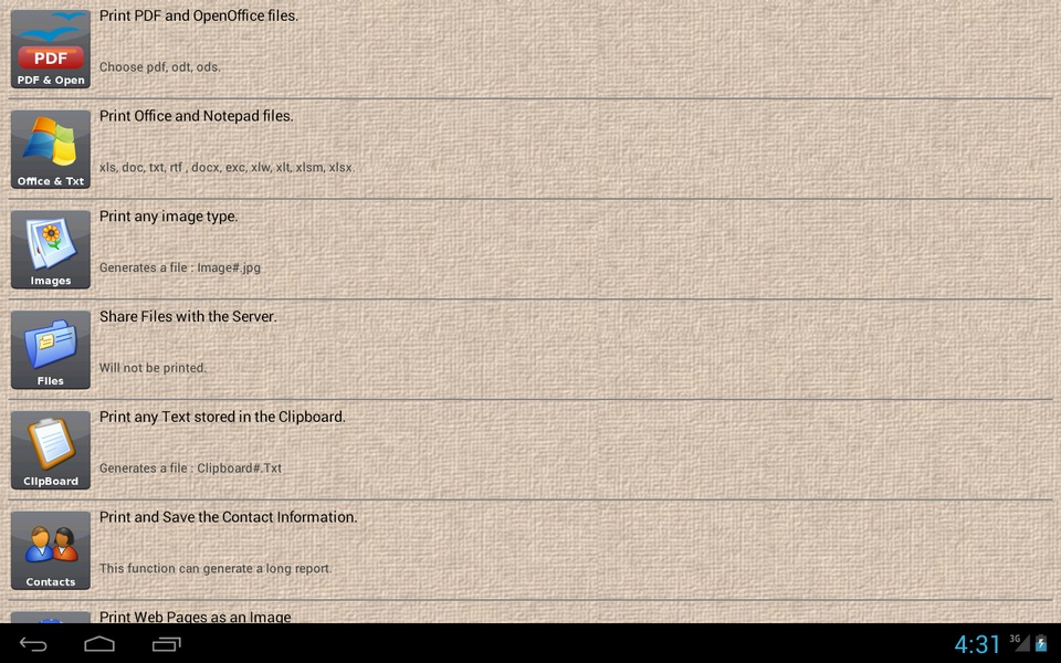 Print from Android Trial - Preview 2