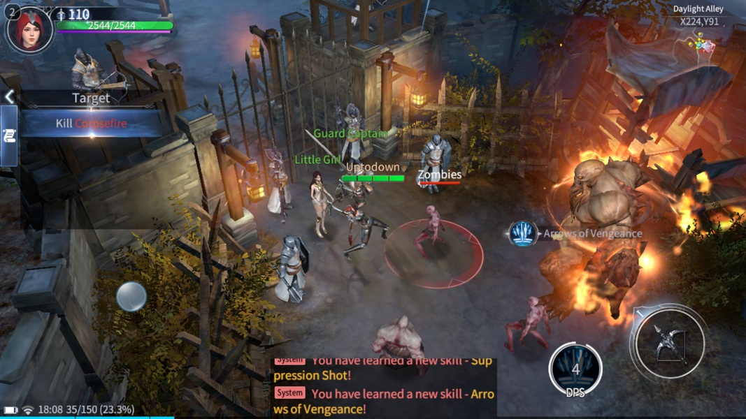 Immortal Overlord: Fantasy MMO gameplay screenshot 2