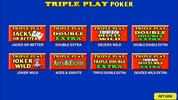 Triple Play Poker screenshot 3
