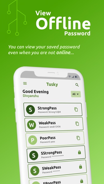 Tusky : Password Manager - Preview 4