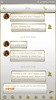 SMS Messages Frame White Gold screenshot 6