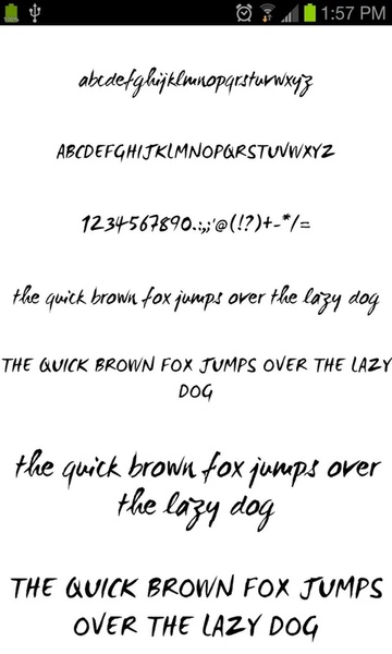 Pencil Free Fonts - Preview 4