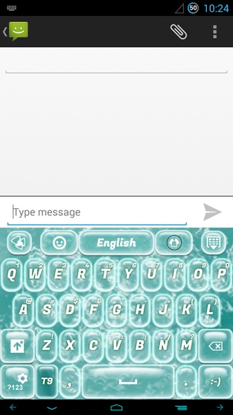 GO Keyboard 3D Water Theme - Preview 1