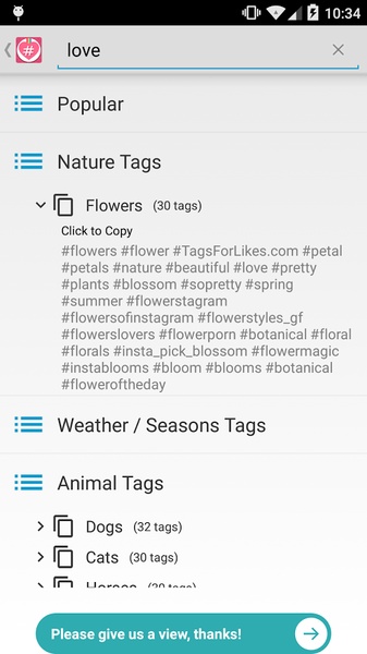 Tags for Likes for Instagram - Preview 3