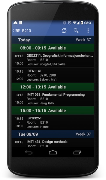 Timetable Reader - Preview 2