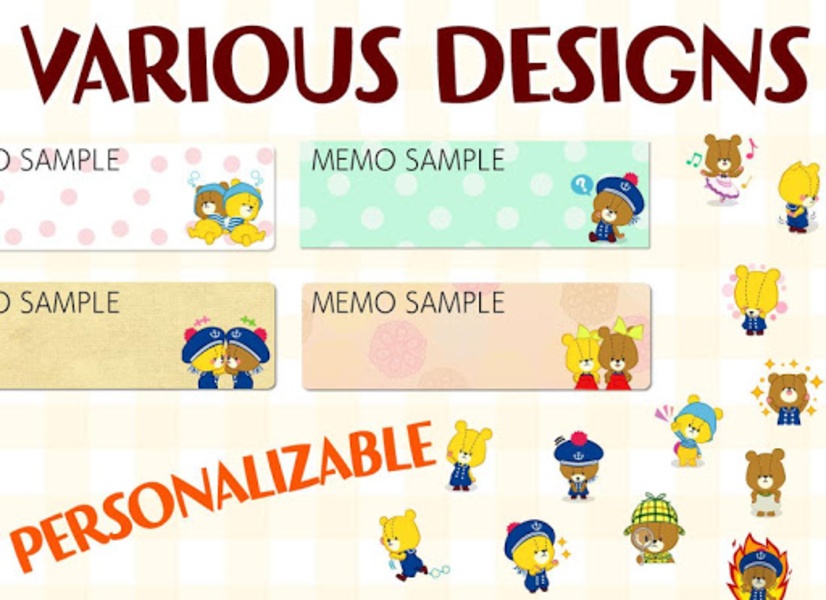 Memo Pad TINY TWIN BEARS - Preview 2