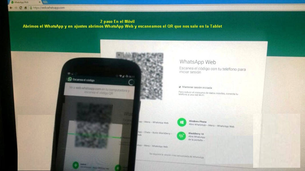 Tablet Whats Web - Preview 2