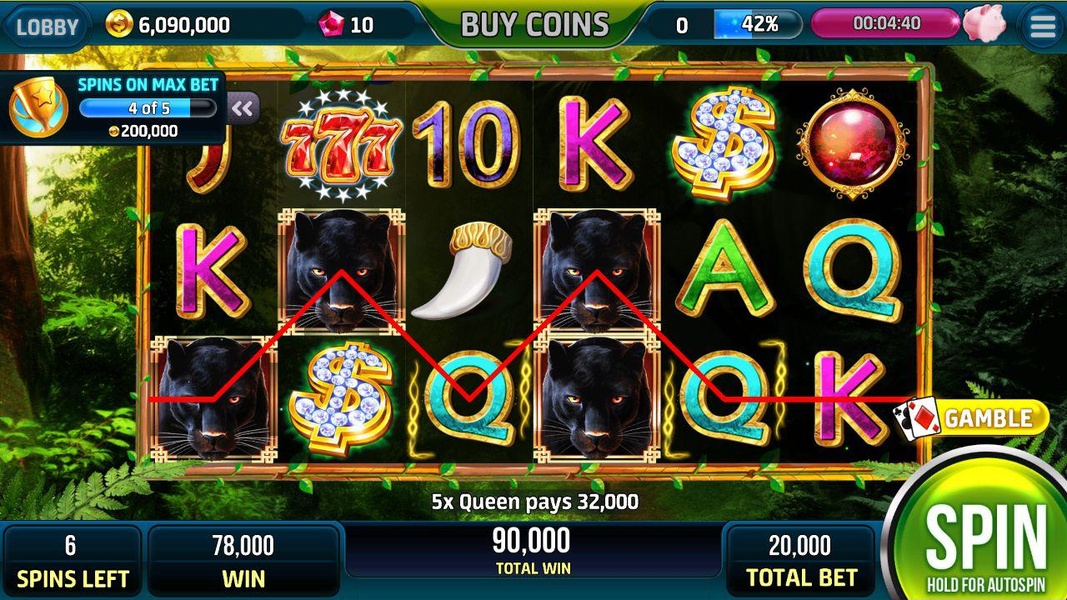 Slots Wolf Magic - FREE Slot Machine Casino Games - Preview 7