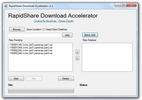 Rapidshare Download Accelerator screenshot 2