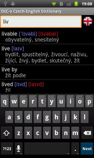 DIC-o Czech-English - Preview 3