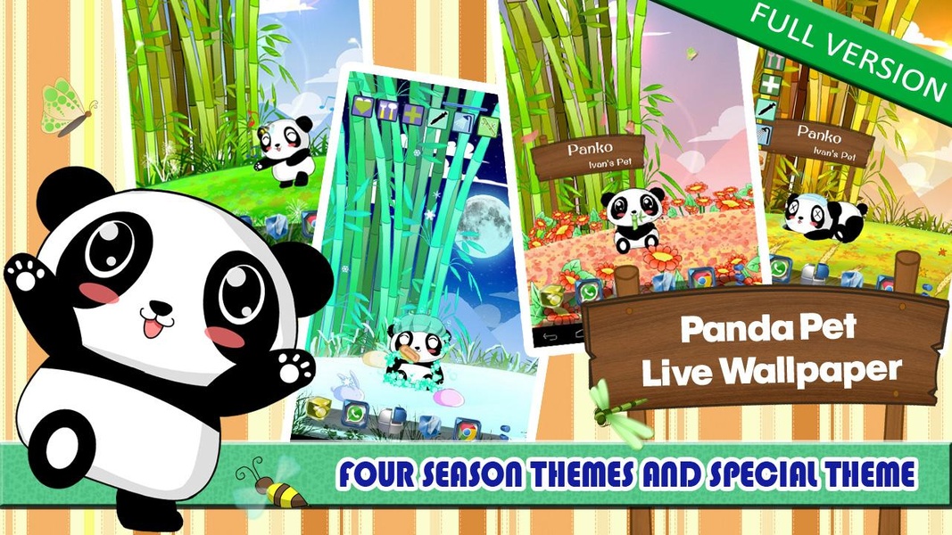 Panda Pet Live Wallpaper Free - Preview 5