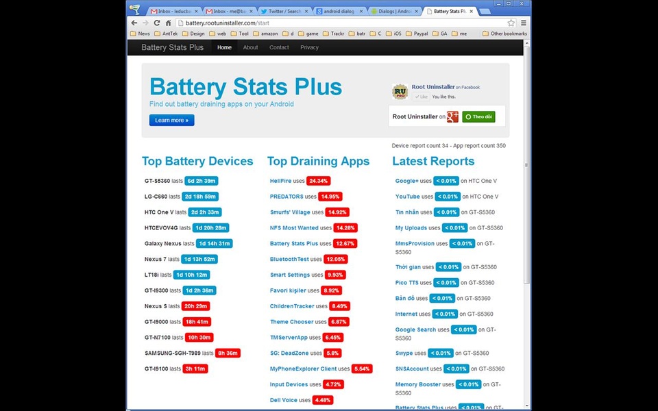 Battery Stats Plus - Preview 1
