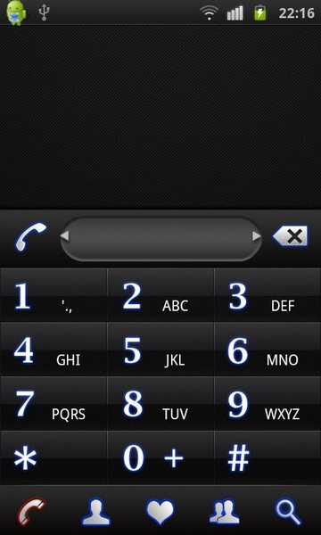 RocketDial Theme Neon Black - Preview 2
