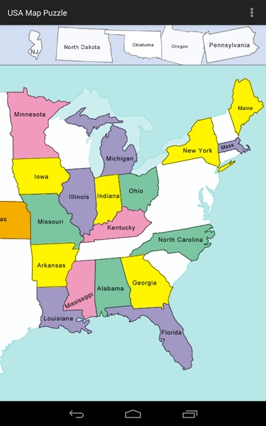 USA Map Puzzle - Preview 1