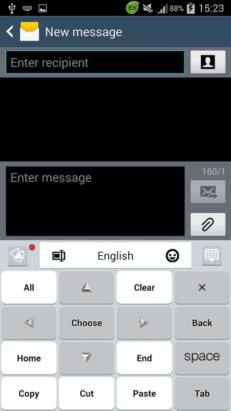 GO Keyboard Flat Theme - Preview 4