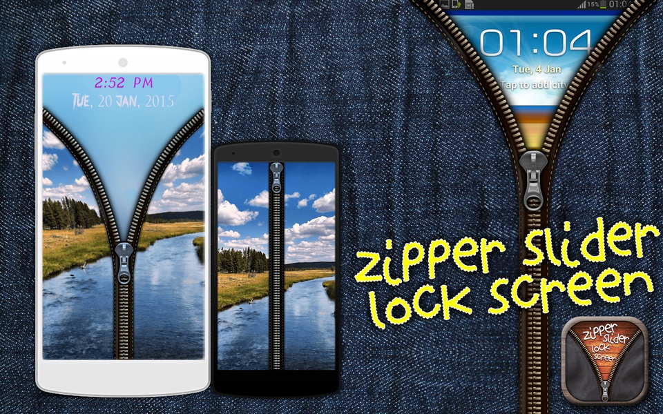 Zipper Slider Lock Screen - Preview 9