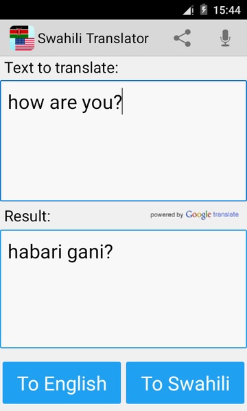 Swahili Translator - Preview 4