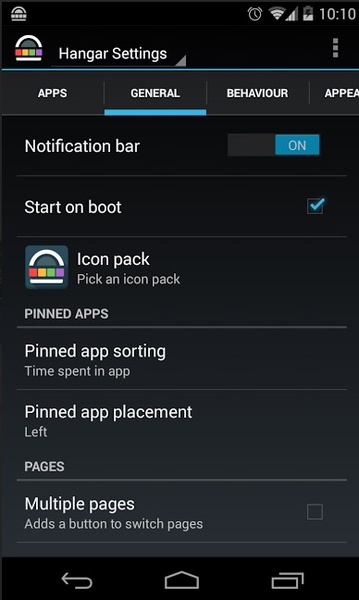 Hangar - Smart app shortcuts - Preview 2