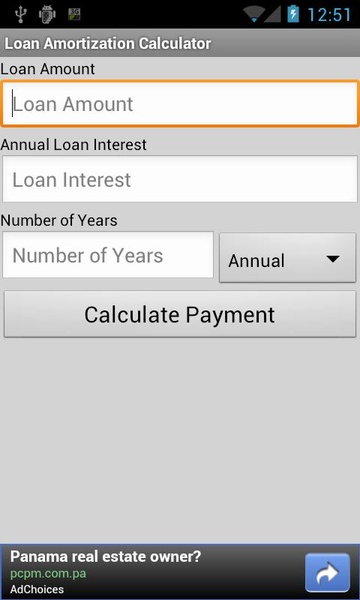 Loan Amortization Calc - Preview 2