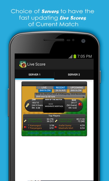 Live Cricket Score and Schedule - Preview 5