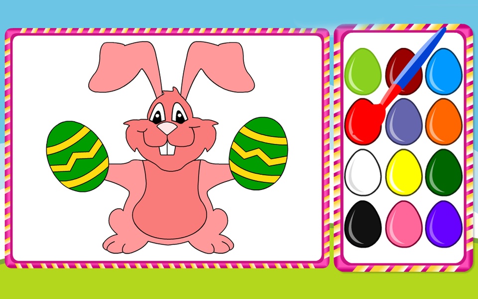 Bunny and Friends Coloring - Preview 2
