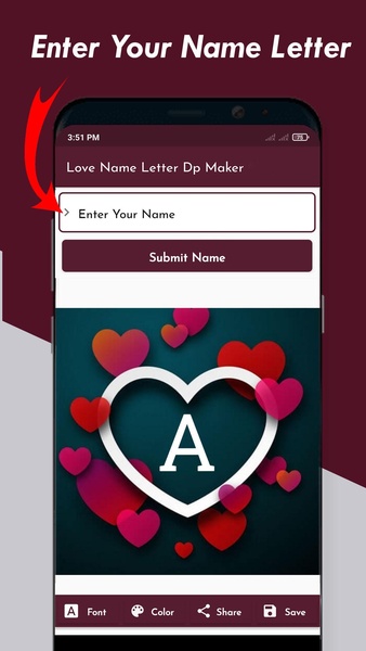 Love Name Letter Dp Maker 2022 - Preview 3