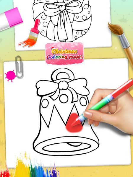 Christmas Santa Coloring Book - Preview 2