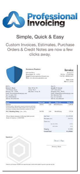 Invoice PDF Free - Preview 12