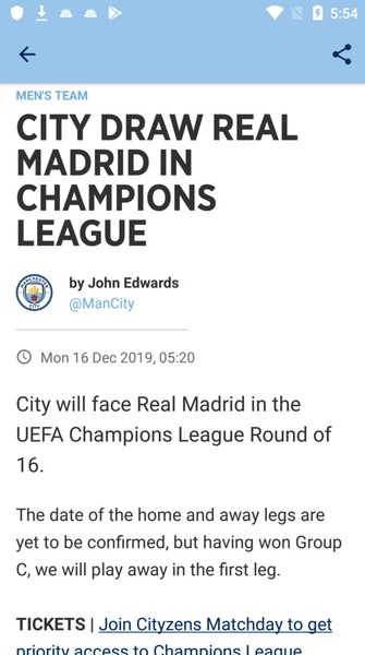 ManCityApp - Preview 8