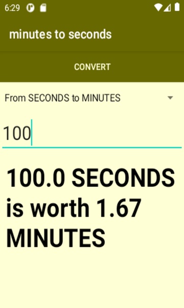 Minutes to seconds converter - Preview 1