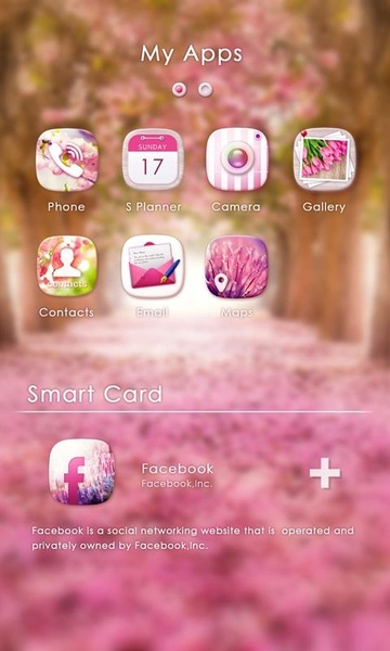 Flower Whisper GOLauncher EX Theme - Preview 3