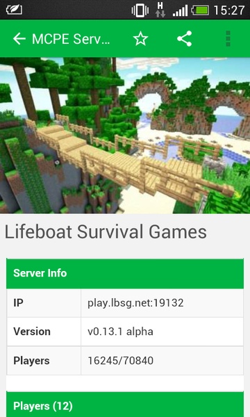 MCPE Servers List - Preview 3