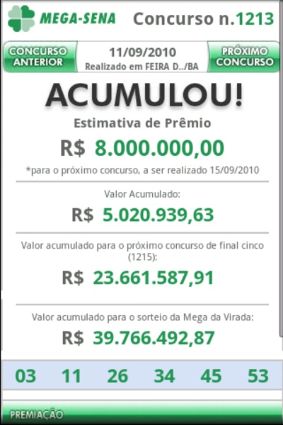 Loterias Brasil - Preview 1