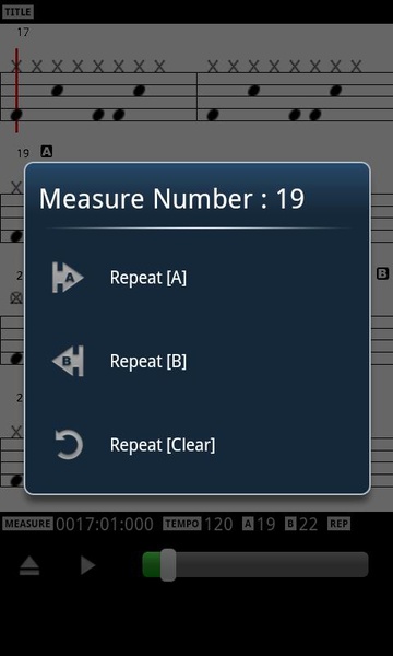 MIDI Drum Score Player - Preview 2