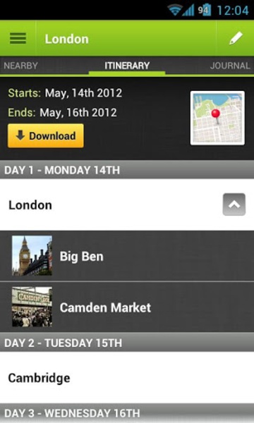 TouristEye - Travel guide - Preview 1