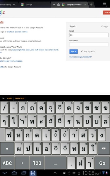 Thai Keyboard Envy Free - Preview 1
